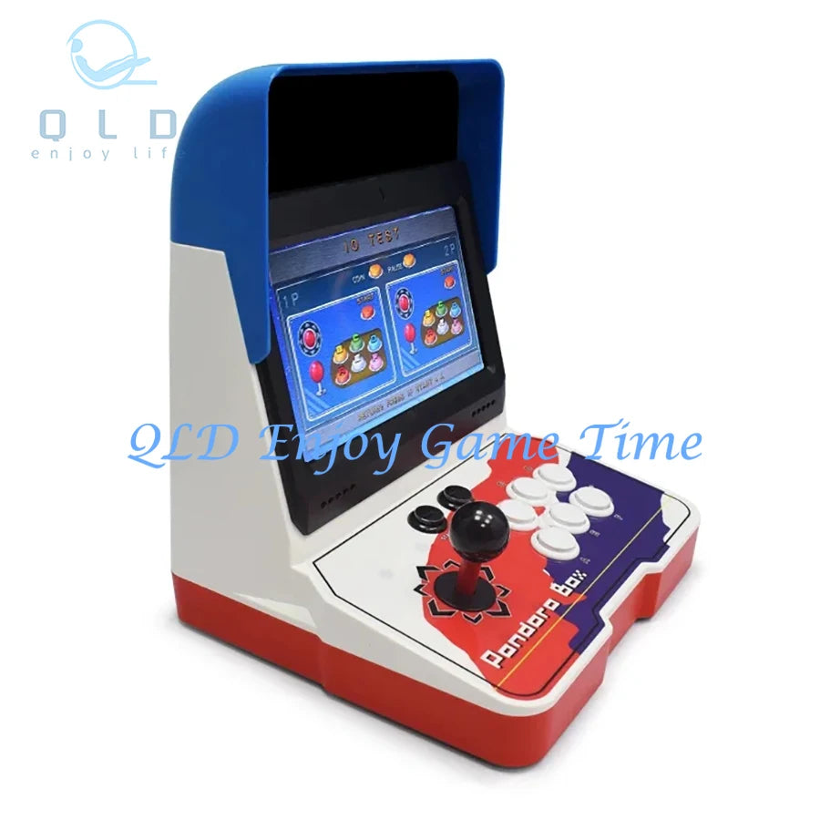 Consola de juegos Pandora Box 9D de escritorio de 10,1 pulgadas, Mini máquina de juego Arcade de un solo jugador de 32G, 2500 juegos compatibles con función Turbo