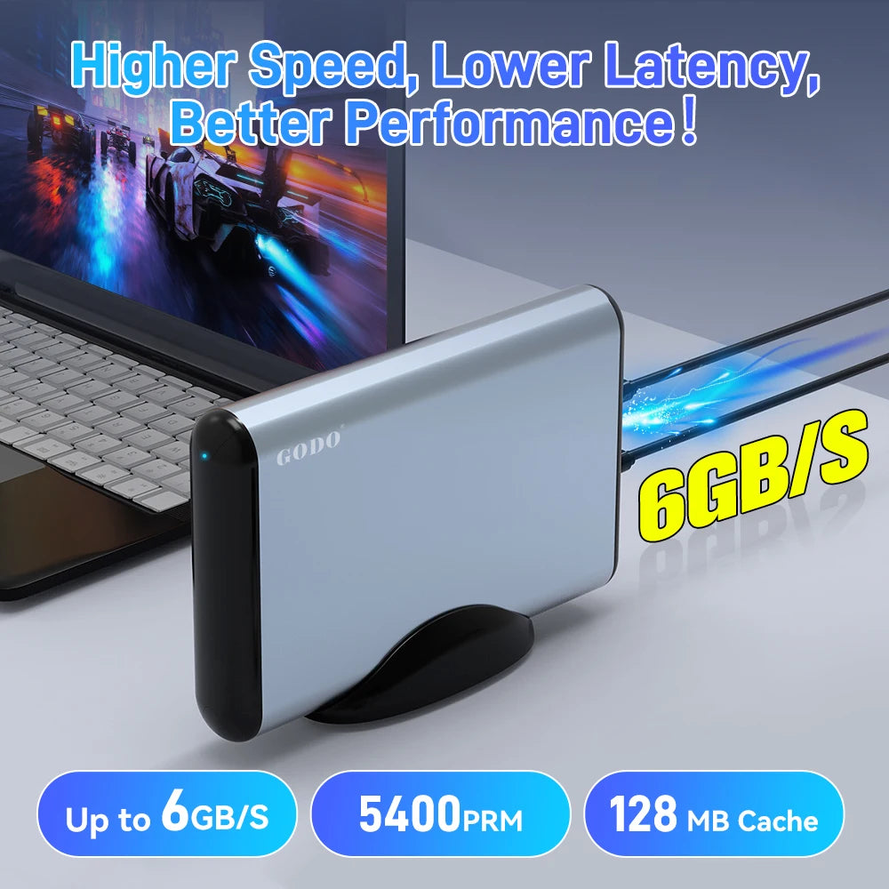 Hyper Base MIX 6T Gaming HDD Retrobat&Playnite&Launchbox para PS5/PS4/PS3/XBOX/Switch/emuladores DC 65000+AAA/3D/juegos de vídeo Retro