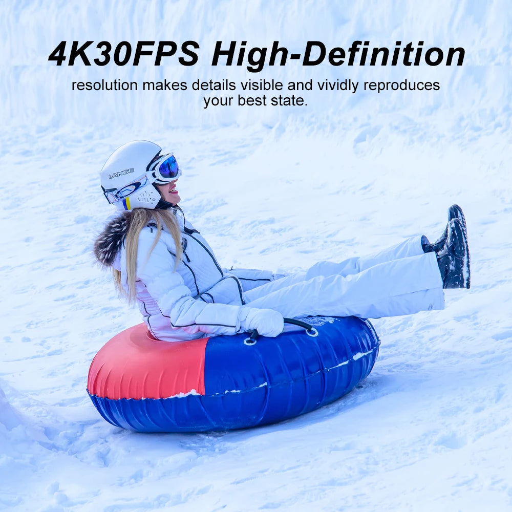 Cámara de acción Ourlife 4K Ultra HD 16MP WiFi pantalla de 2,0 pulgadas 170D DVR Webcam subacuática 30M casco grabación de vídeo cámara deportiva