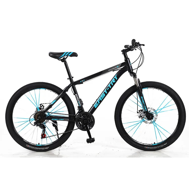 Bicicleta de mujer de 26 pulgadas y 21 velocidades con aro estable de 29 pulgadas, nuevo diseño con sistema de frenos de disco