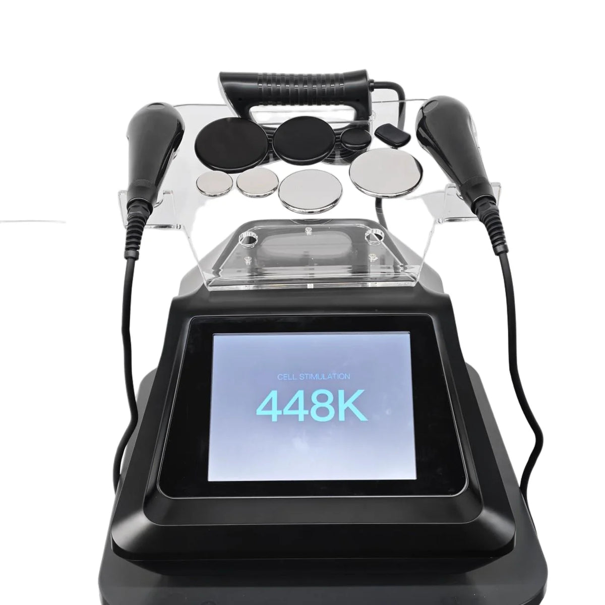Dispositivo de Terapia Térmica Tecar, Máquina de Fisioterapia con Radiofrecuencia, Equipo de Terapia de Calor, Alivio del Dolor, Belleza, Adelgazamiento, Masaje Corporal Profesional 448K