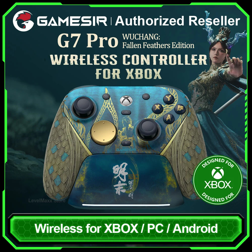 GameSir G7 Pro WUCHANG Mandos inalámbricos Xbox PC para XBOX Series S X One PC Control Bluetooth Gamepad Edición Fallen Feathers