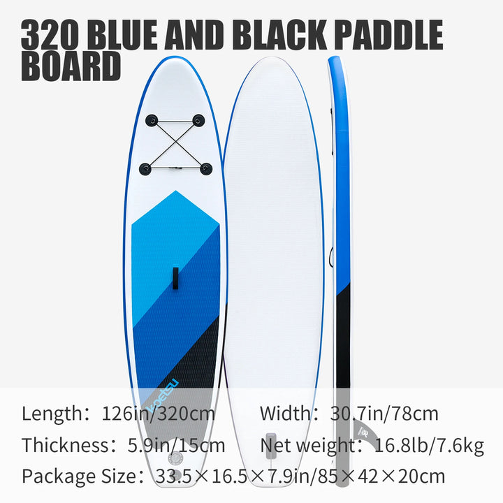 KOETSU Tabla de SUP de 10.6 pies, Tabla de Surf, Tabla de Paddleboard, Tabla de SUP Inflable