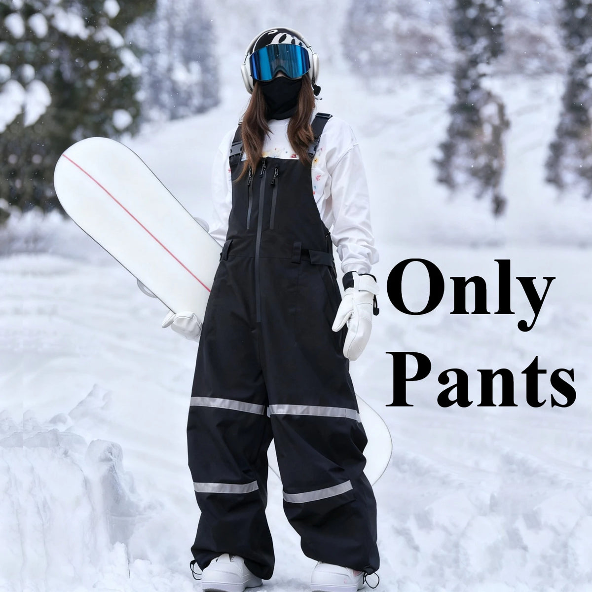 Pantalones de Nieve Unisex 2026, Impermeables, Resistentes al Viento, Talla Grande, para Snowboard y Actividades al Aire Libre