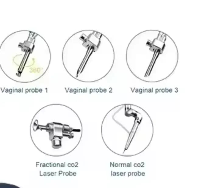 Máquina de Láser Fraccional de CO2 5D Profesional de 60W, Dispositivo de Belleza Multifuncional con 5 Modos de Trabajo: Pulso 1D, Matriz de Puntos 2D, 3D