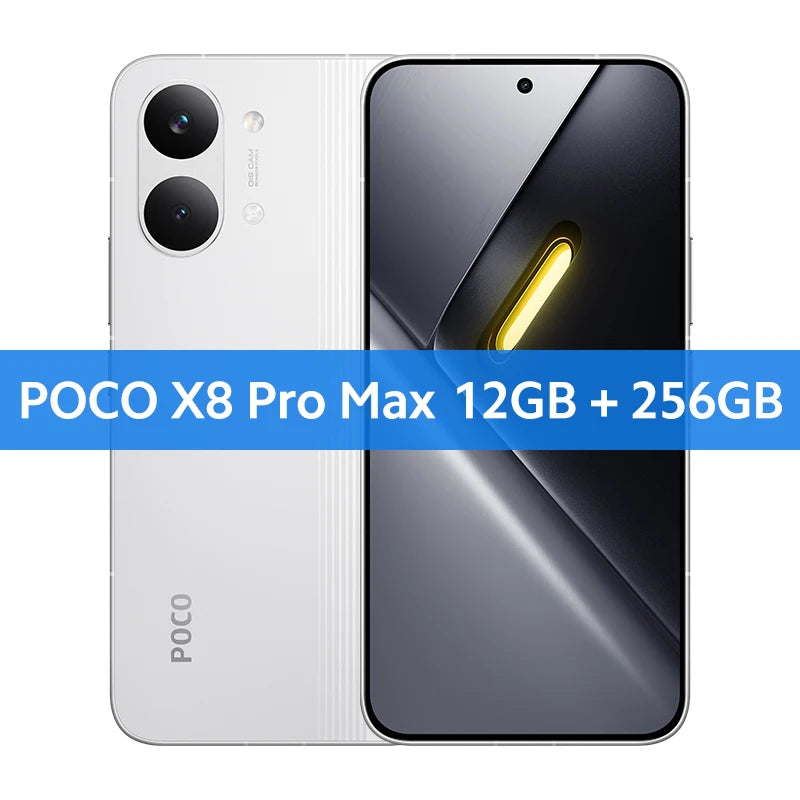 Global Version of the smartphone POCO X8 Pro Max, processor Dimensity 9500s, battery mAh, main camera 50 MP, HyperCharge W, NFC compatible