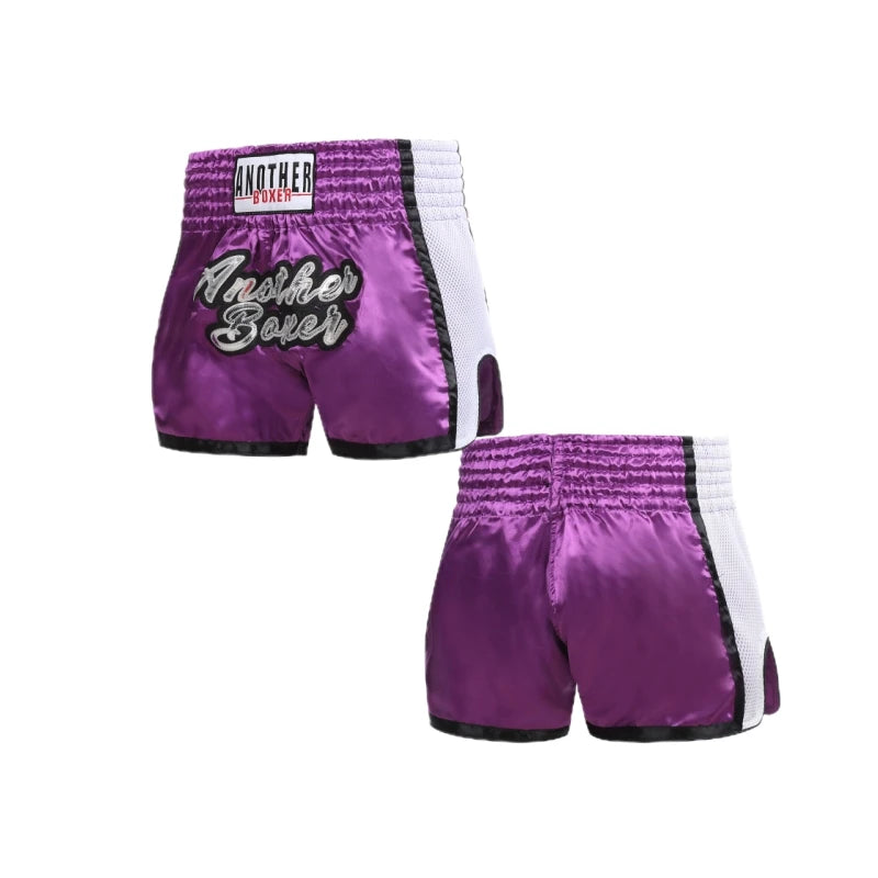 Pantalones Cortos de Muay Thai para Hombre, Mujer y Niños, Pantalones de Entrenamiento de Boxeo, Kickboxing, Bordados, para Gimnasio, Artes Marciales, Grappling, Ropa de Entrenamiento de MMA