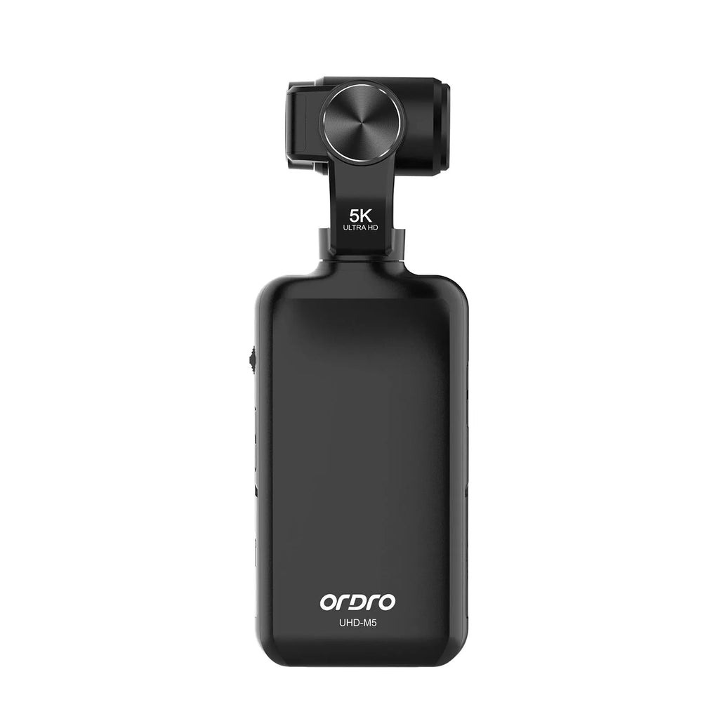Cámara de Vlogging ORDRO M5 5K con Estabilizador de Gimbal de 3 Ejes, Videocámara de 56MP, Visión Nocturna IR, Pantalla Táctil de 3.5 Pulgadas