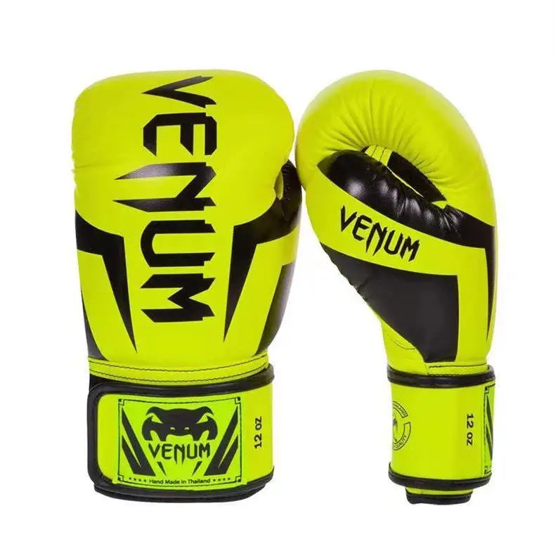 Guantes de Kick Boxing de cuero PU para hombres, mujeres y niños, guantes de lucha, guantes de Kickboxing, guantes de entrenamiento de MMA, Sanda, Karate