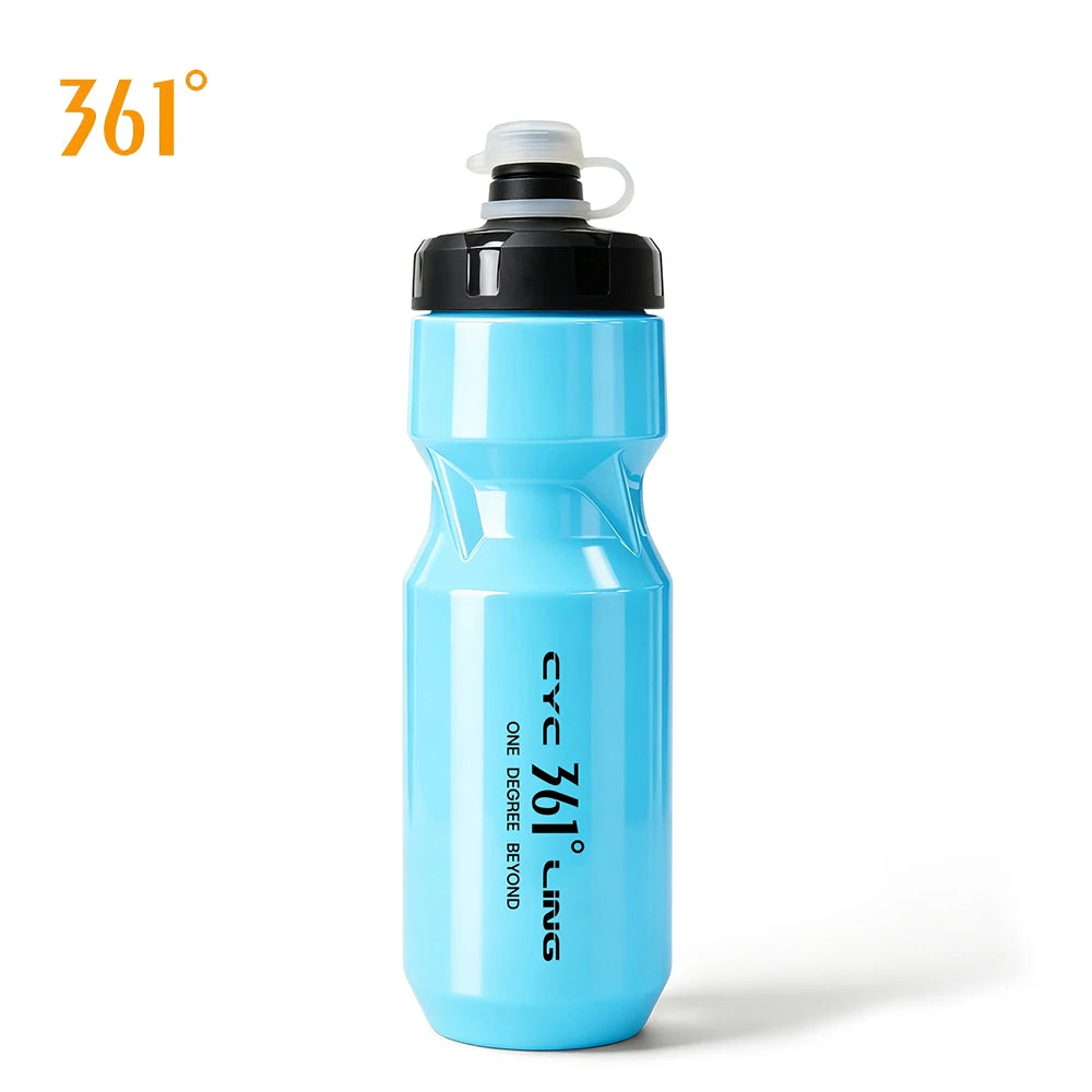 Botella de agua para bicicleta 361 Degrees de 710 ml, botella de agua exprimible para ciclismo, gran capacidad, botella de agua para bicicleta de montaña, accesorios para bicicleta