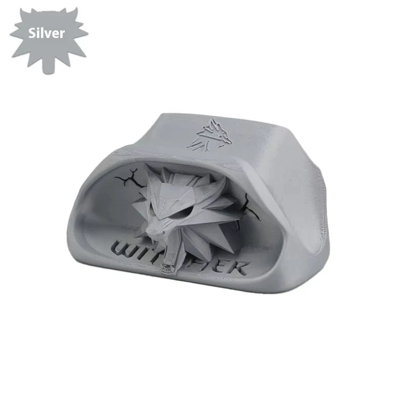 Gran oferta, insignia de cabeza de lobo de mago, soporte de base para mando de juegos Xbox, periféricos, accesorios de ordenador, almacenamiento de escritorio