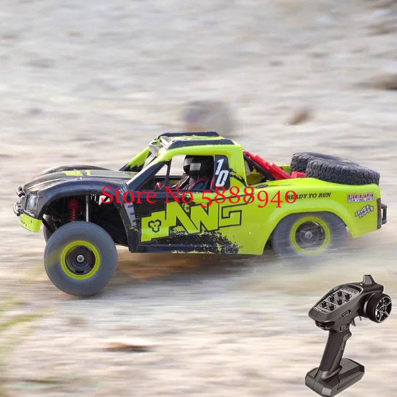 Camioneta Todoterreno a Control Remoto 1:10 90KM/H con Estabilización Electrónica de Suspensión (ESP), 8 Canales, 4WD, Motor sin Escobillas, Amortiguador Hidráulico, Resistente al Agua