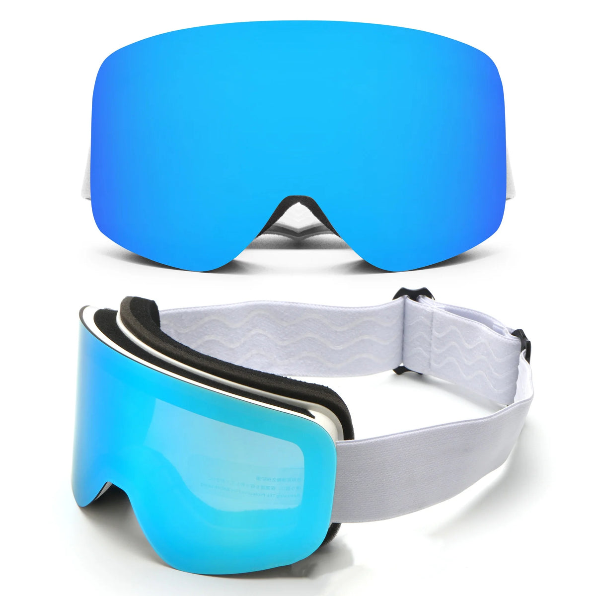 Gafas de esquí unisex de alta definición, con doble capa, tratamiento antiniebla, protección contra el viento y filtro UV400, ideales para esquiar en pendientes, practicar snowboard y patinar sobre hielo.