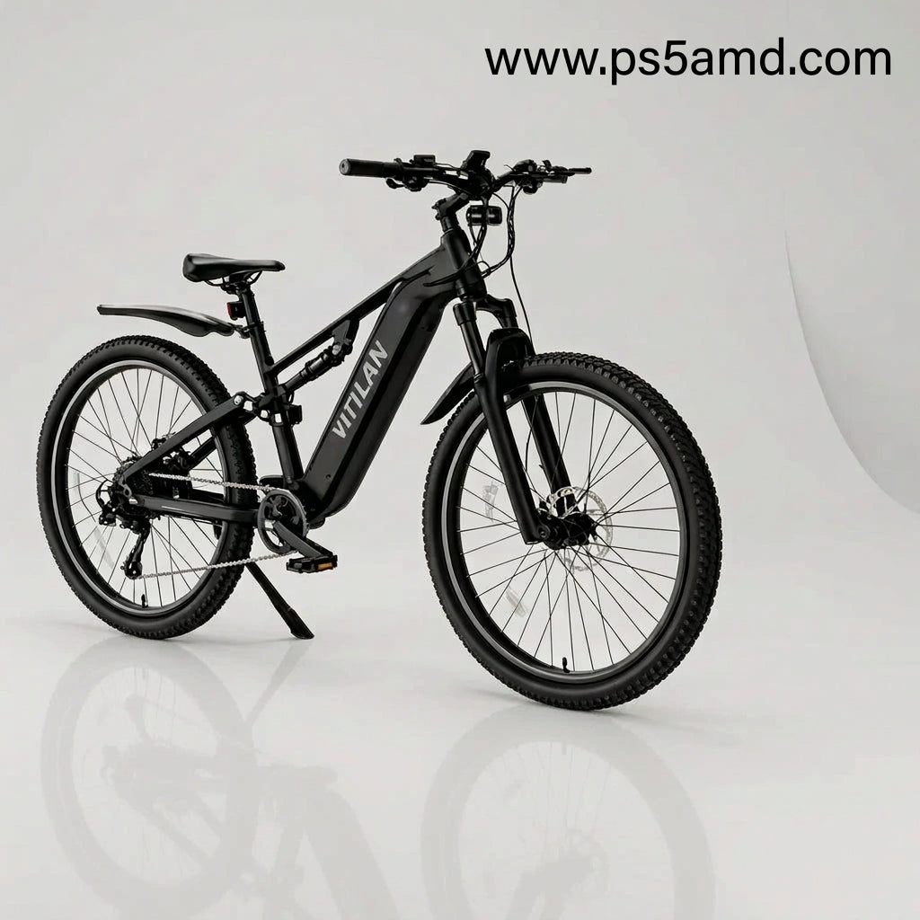 Bicicleta eléctrica de viaje Vitilan M5, 960W, 48V 15Ah, sensor de par de 90-100Nm para adultos, neumáticos de 27.5*2.8 pulgadas, cuadro de aluminio, 9 velocidades