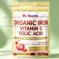 30 Parches Transdérmicos de Hierro con Vitamina C, Ácido Fólico, Vitamina B6, Vitamina B12 - Favorecen la Producción de Hierro en la Sangre