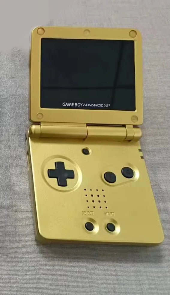 Gameboy Advance SP AGS-001 Consola de juegos GBA SP reacondicionada con nueva pantalla IPS Nueva carcasa y nivel de brillo ajustable