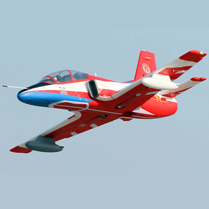 Avión a Control Remoto FlyFans Red Falcon/ Fuerza Aérea Egipcia/Camuflaje Digital K-8 80mm RC EDF Jet PNP/ KIT/ KIT con Servos, Versión de Modelo de Avión RC
