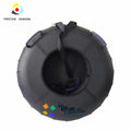 Tubo de Nieve Inflable para Deportes de Invierno para Adultos, con Base Rígida, Cubierta de Tela de PVC Resistente al Frío, Trineo