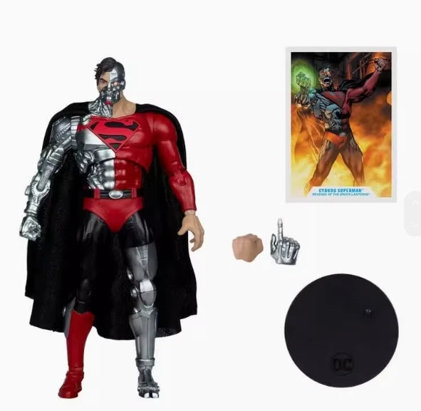 2 Figuras de acción articuladas de Cyborg Superman de 17 cm