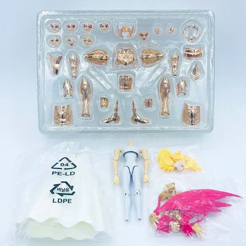 En stock: Figuras de acción de los Caballeros de Oro de Saint Seiya Myth Cloth EX: Capricornio Shura / Leo Aiolia / Aries Mu / Libra Dohko / Virgo