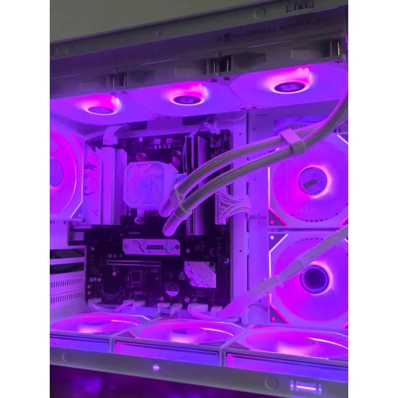 Computadora de escritorio 9600X/5060, modelo "White Sea View Room", máquina de ensamblaje para juegos de e-sports.