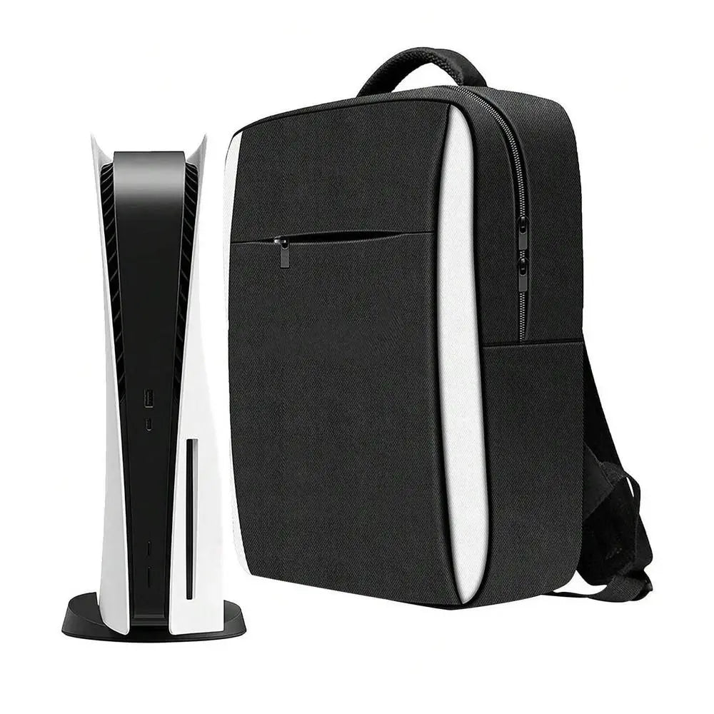 Mochila Consola de Gran Capacidad, Impermeable, Resistente al Desgaste, Bolsa de Transporte para Viajes, Bolsa de Almacenamiento de Accesorios para PS5