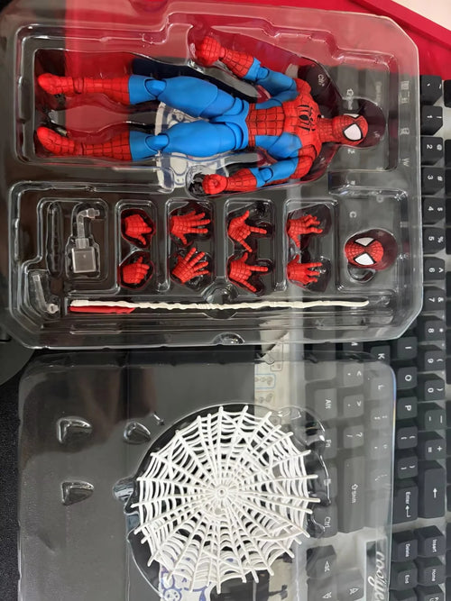 En stock KO SHF Figuras de Spider-Man Gamerverse, Figuras de Acción Coleccionables, Figuras de Acción de Anime, Juguetes