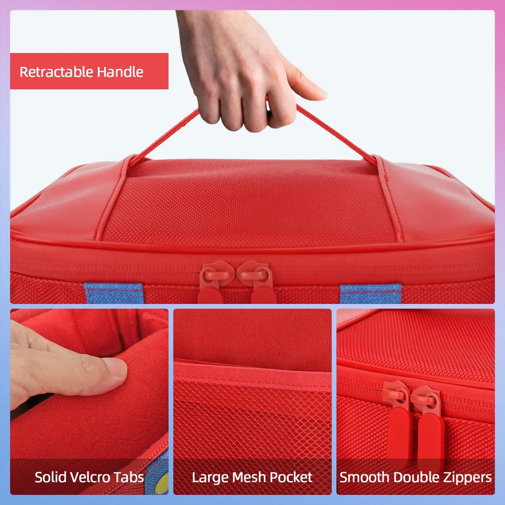 Bonito estuche de transporte para Nintendo Switch 2/Lite/OLED, funda de viaje protectora, impermeable, portátil y de carcasa suave