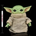 Figura de acción de Star Wars Yoda Baby Grogu de 28 cm, modelo adorable en stock, regalo de cumpleaños para niños, muñeco coleccionable de The Mandalorian, adorno.