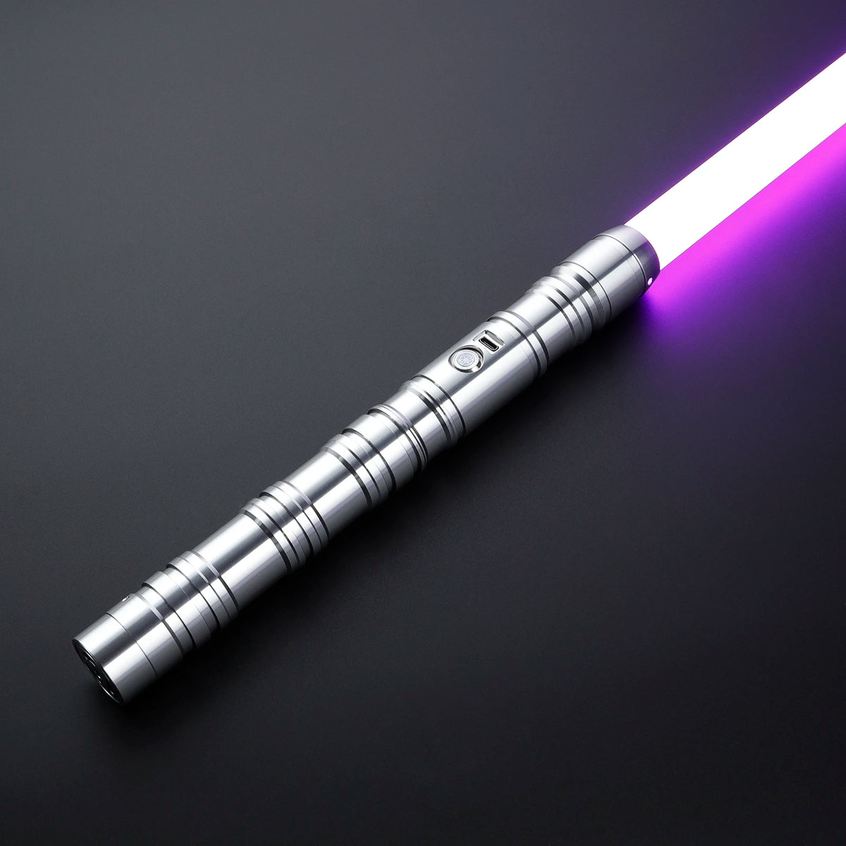Sable de luz para duelo intenso DamienSaber Xeno3.0 con Bluetooth, swing fluido sensible, cambio de color infinito y 34 fuentes de sonido