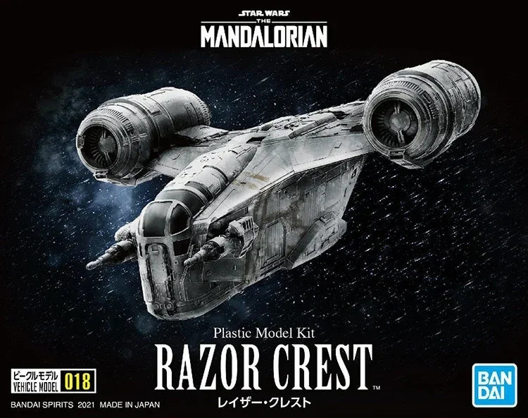 Bandai-figura de acción Original de STAR WARS para niños, modelo coleccionable de Anime, juguetes de montaje, entrega directa