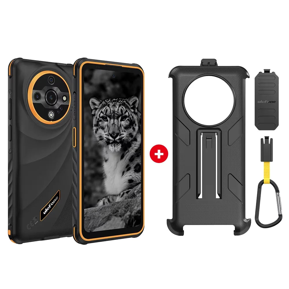 Teléfono robusto Ulefone Armor X31, 6.56'', 12 GB RAM + 128 GB ROM, cámara nocturna de 48 MP, Android 14, NFC, emisor de infrarrojos, smartphone 4G, versión global