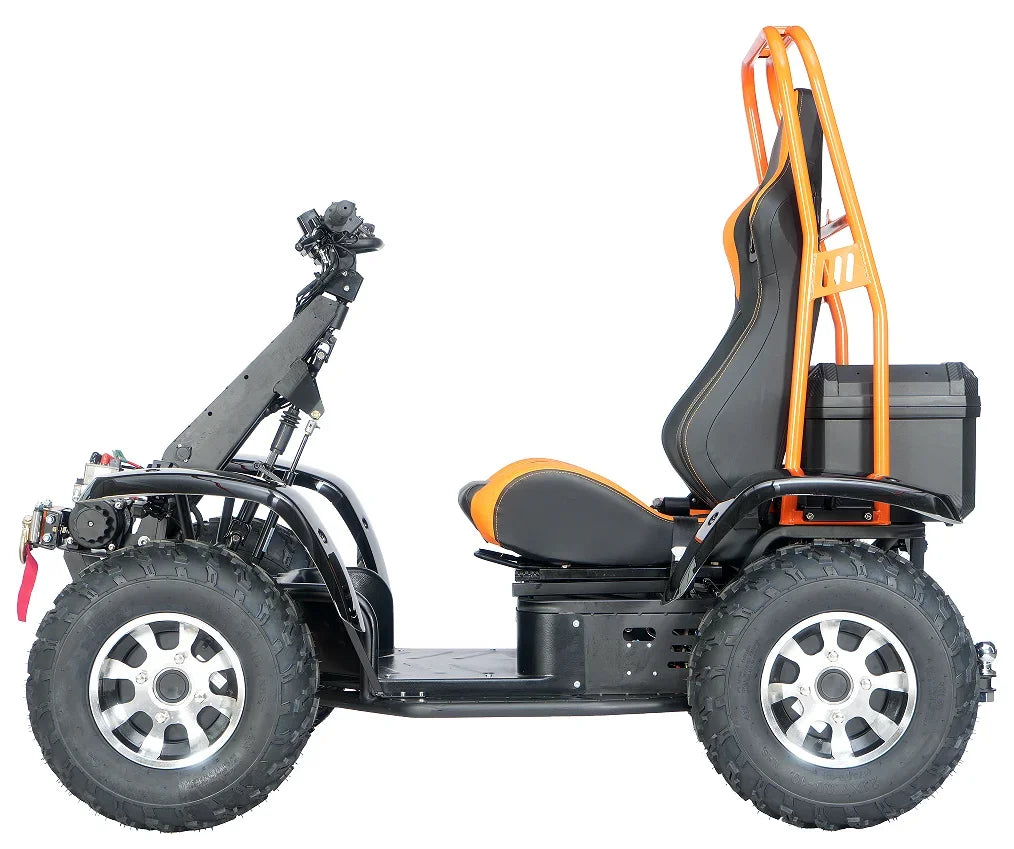 Scooter KW V 4WD con Motor de 00W de Potencia/H, Uso Agrícola, Certificación CE 4*4 ATV COC EEC, Sensor de Carga 0Kg, Sumeide