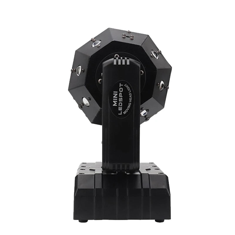 Luz de discoteca profesional, haz LED láser estroboscópico, efectos 3 en 1, cabezal móvil, iluminación de escenario DMX para discoteca, DJ y fiestas en casa