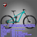 Bicicleta de montaña TWITTER HD de 27.5/29 pulgadas, recorrido de 150 mm, ENDU150 M6100/NX-12S AM, bicicleta de montaña de aluminio con doble suspensión y horquilla de aire/aceite