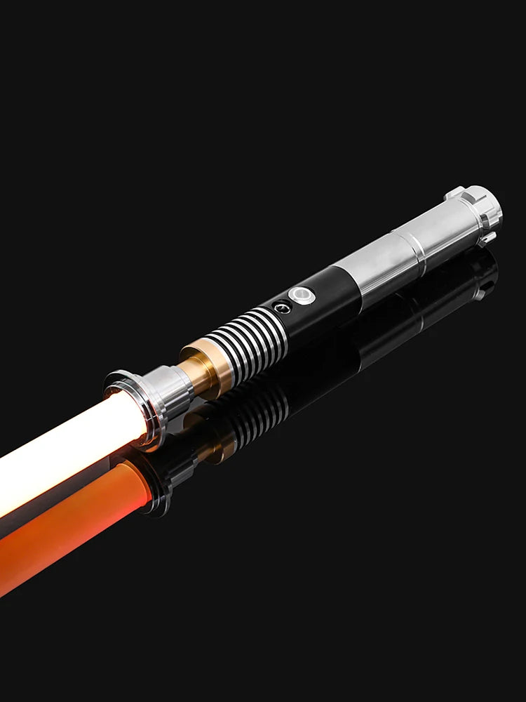 RGB Metal Lightsaber Dueling Smooth Swing Sword Sabre De Luz 16 Color Changing With Sounds Flashing Toy