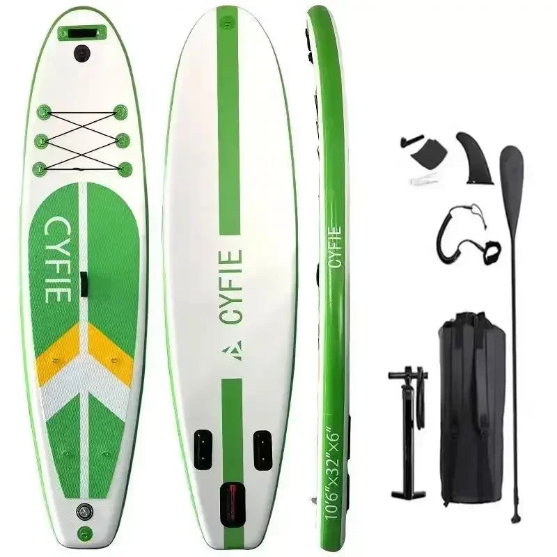 Tabla de Paddle Surf Plegable SUP, Tabla de Paddle Doble Ancha, Tabla de Paddle Inflable Ancha para Adultos, Individual