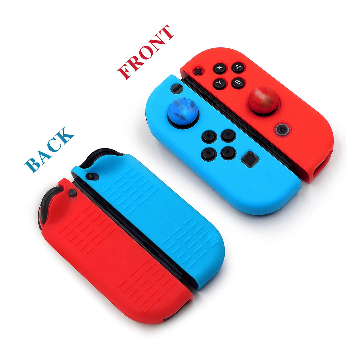 Funda de silicona para el Joycon de Switch, funda protectora para el controlador de NS Switch, accesorios de repuesto para Nintendo Switch OLED, funda OLED.