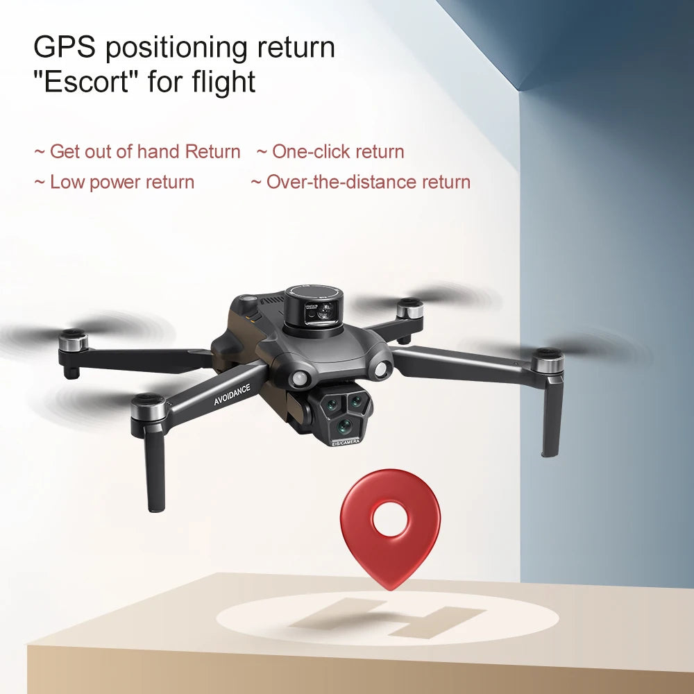 Dron profesional U33 MAX 4K HD con doble cámara, gran angular, flujo óptico, 5G GPS, motor sin escobillas, doble WIFI, cuadricóptero RC, juguete