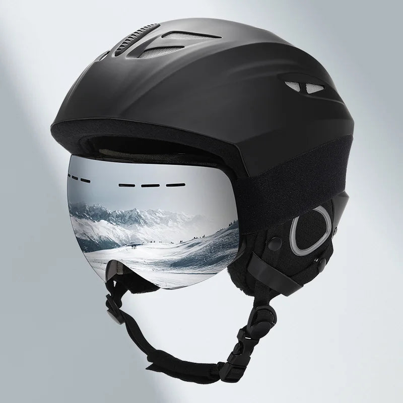 Gafas de esquí para hombre y mujer, con doble capa, tratamiento antiniebla, protección UV400, lentes grandes, ideales para snowboard, actividades de esquí en invierno y protección contra la nieve. Gafas profesionales para