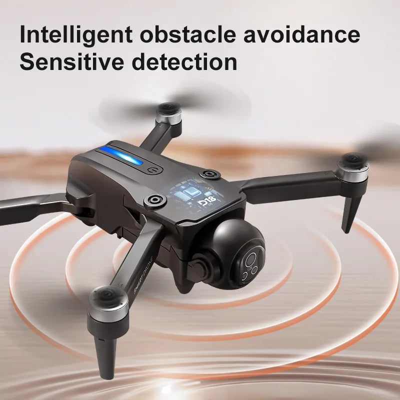 Dron OnePlus D18 con Cámara Dual 8K Aérea HD, Evitación Inteligente de Obstáculos, Motor sin Escobillas, GPS de Retorno y Control Remoto con Pantalla
