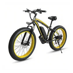 Nueva bicicleta eléctrica de montaña de carbono de doble suspensión, 48V 750W, E-MTB