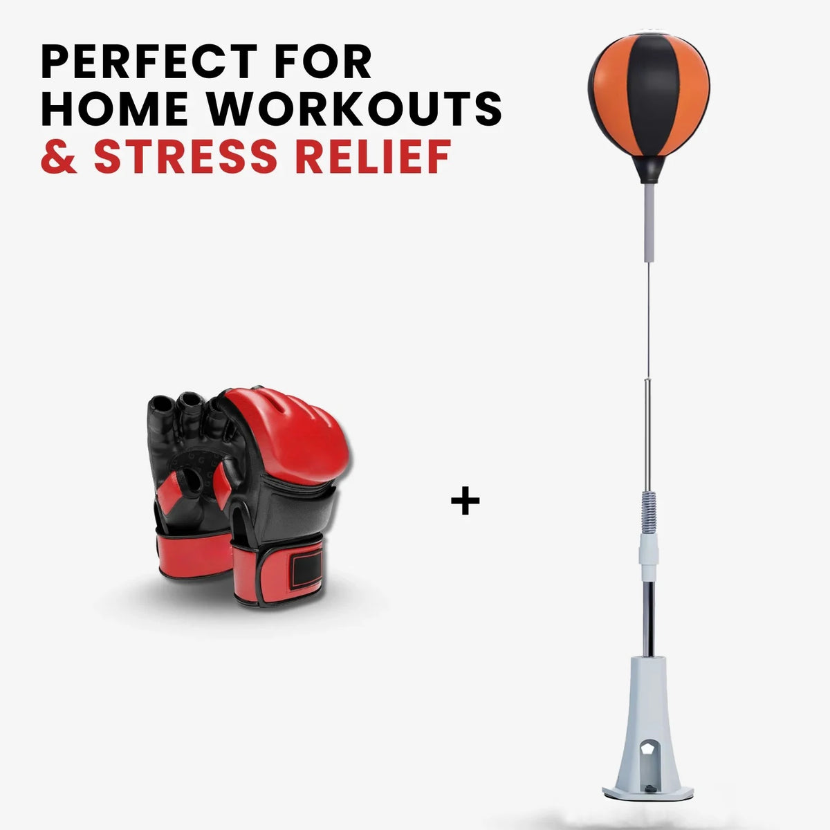 Saco de boxeo negro premium, Cobra, para entrenamiento de agilidad y boxeo, equipo de fitness para el hogar. Ajustable de 112 a 157 cm. Instalación con un solo clic. El mejor regalo para la familia.