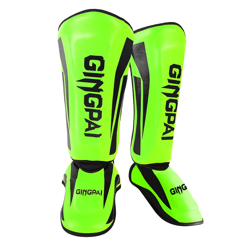 Kickboxing boxeo espinilleras Muay Thai artes marciales Sanda Wushu Protector de piernas Taekwondo tobilleras