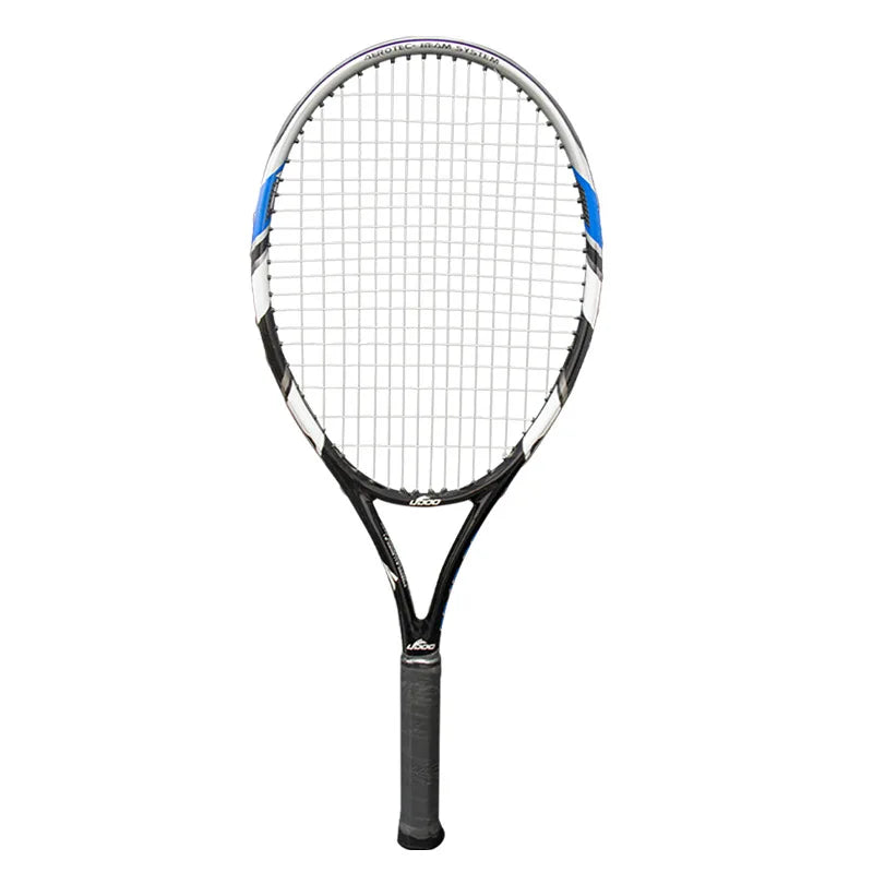Raqueta de Tenis Ultraligera Individual y Doble, Raqueta Profesional Resistente Ledu, Raqueta Integrada de Fibra de Carbono