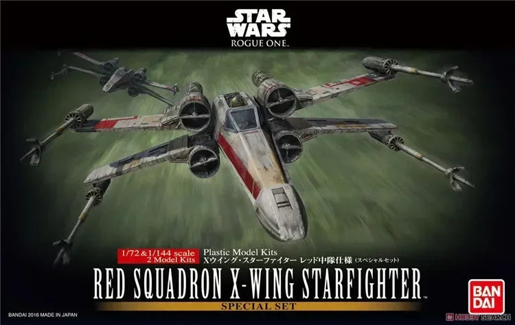 Bandai-figura de acción Original de STAR WARS para niños, modelo coleccionable de Anime, juguetes de montaje, entrega directa