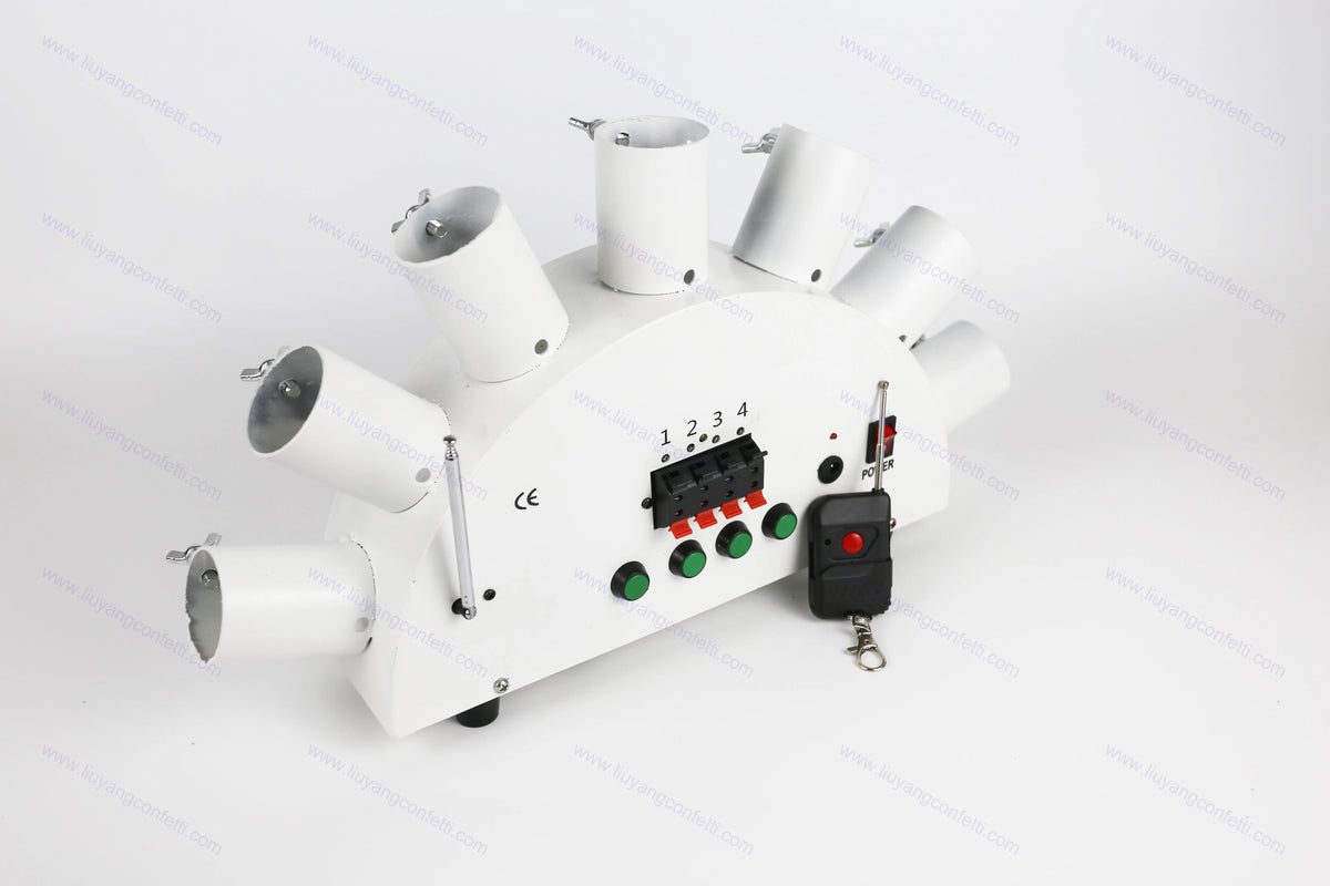 Máquina de Chispas Frías con Efecto de Ventilador, Fuente Pirotécnica de Escenario con Control Remoto, Sin Humo, para Decoración de Escenarios en Bodas y Fiestas de Compromiso