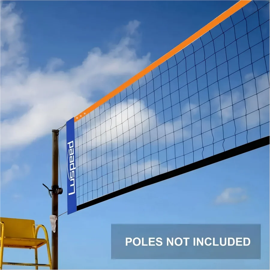 Red de voleibol portátil para interiores y exteriores, voleibol y bádminton, ¡adecuada para patio trasero, uso interior/exterior! (excluyendo el soporte)
