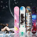 Tabla de Snowboard Plana para Adultos de Uso Rápido, Equipo de Esquí Todo Terreno para Deportes de Invierno, Tabla de Esquí de Madera