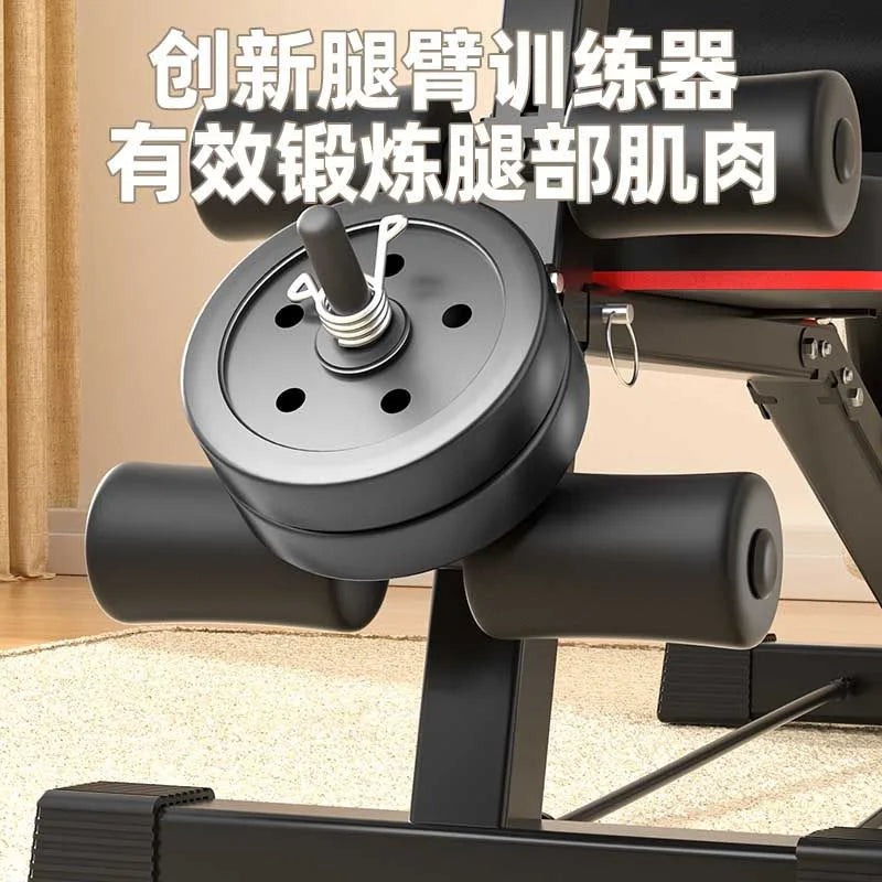 Taburete con mancuernas, silla de Fitness, ayuda multifuncional para abdominales, equipo de Fitness, banco de prensa para el hogar
